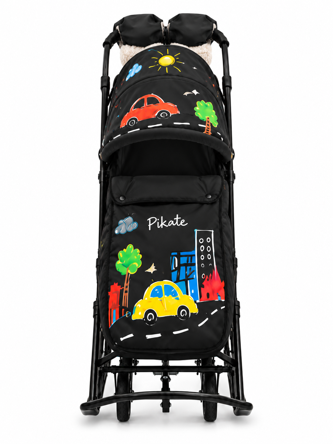 Санки-коляска PIKATE ART «Би Би» до 3 лет