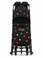 Санки-коляска PIKATE ART «Amore» до 3 лет цвет черный