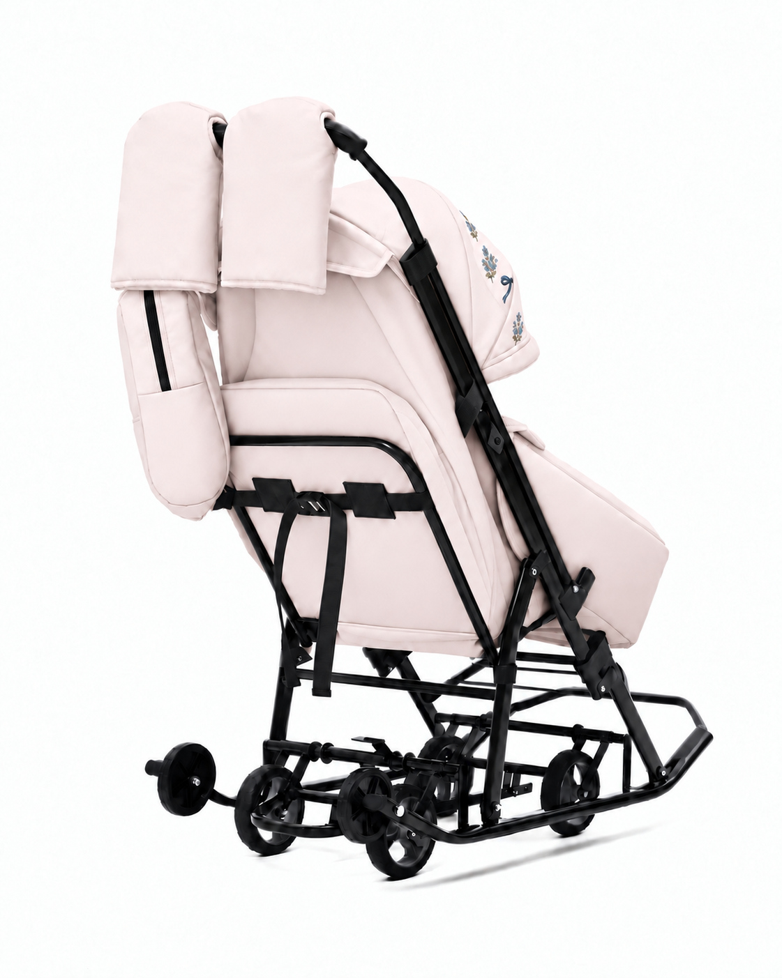 PIKATE ART «Бонтон» — bonton-05-rear Санки-коляска PIKATE «Бонтон» до 3 лет — цвет молочный