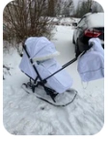 Санки PIKATE в снегу — фото покупателя